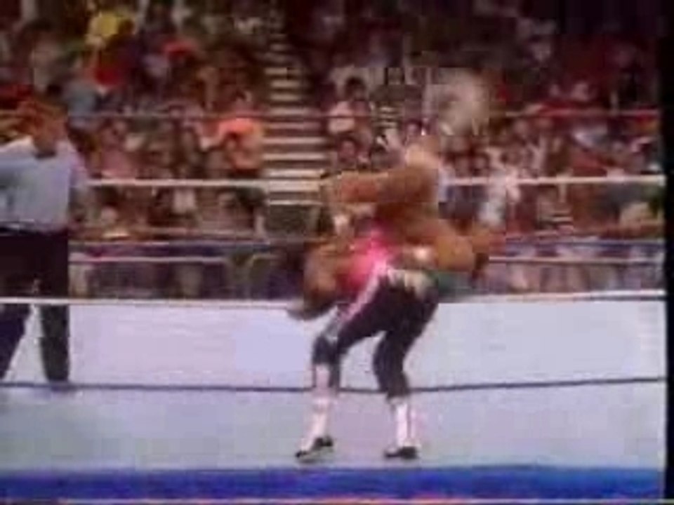 WWF Summerslam 1991 - Bret Hart Vs Mr Perfect Part 1