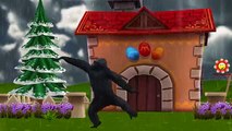 King Kong Finger Family Nursery Rhymes | Old MacDonald Had A Farm And Rain Rain Go Away