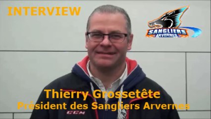 Hockey D1 - 2017-01-14 Interview Thierry Grossetête Président Clermont