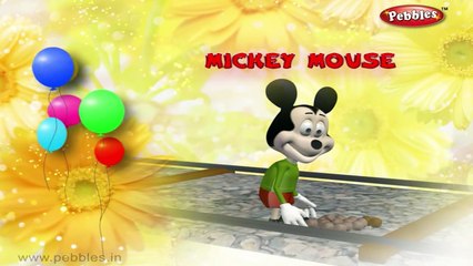 Mickey Mouse | Nursery Rhymes With Lyrics | Nursery Poems | 3D Nursery Rhymes For Children