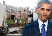 Movers Arrive At President Obama's New $5.3M Washington D.C. Mansion