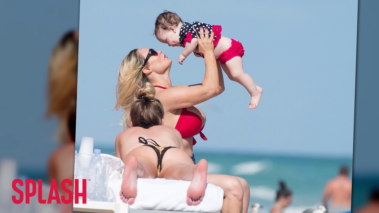 Coco Austin Enjoys Miami Beach with Baby Chanel - video