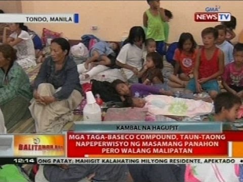 BT: Bahay ng ilang taga-Baseco compound, winasak at tinangay ng naglalakihang alon