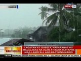Cagayan at Isabela, nakaranas ng malakas na ulan at baha matapos mag-landfall ang Bagyong Mario