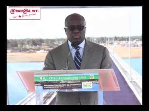 Inauguration du pont de Jacqueville : Allocution de Mr Marcel Amon Tanoh