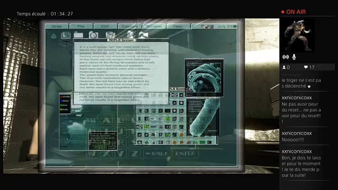 resident evil remaster -speedrun part 6 -1h23mn24s