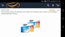 2x Silicon Power 16GB Micro SDHC Memory Cards