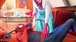 Frozen Elsa Cinderella vs Spiderman Pink Spidergirl in real life SpiderElsa Amazing Superheroes FUN