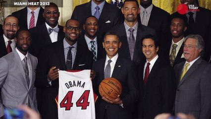 The sports teams that have visited the Obama White House