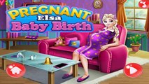 Беременная Эльза рождения ребенка: Дисней принцессы замороженные elsa лучшая игра для детей