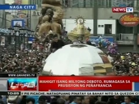 NTVL: Mahigit isang milyong deboto, rumagasa sa prusisyon ng Peñafrancia