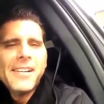 Christian Meier camino a Plaza Norte _'Firma de autógrafos'