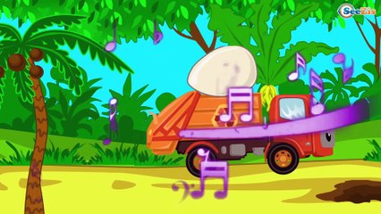 Car Cartoon - The Racing Car with Eggs! Kids Cartoons about Cars. Video for children Episode 59