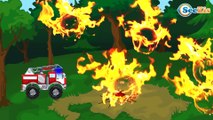 Сamión de bomberos - Caricaturas de carros - Dibujos animados - Videos para niños