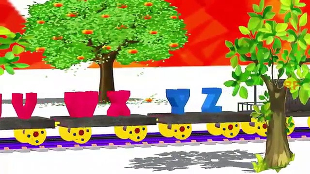 ABC Alphabet Songs for Kids | ABC Train 3D Animation Songs For Pre School Kids | Animation Rhymes |