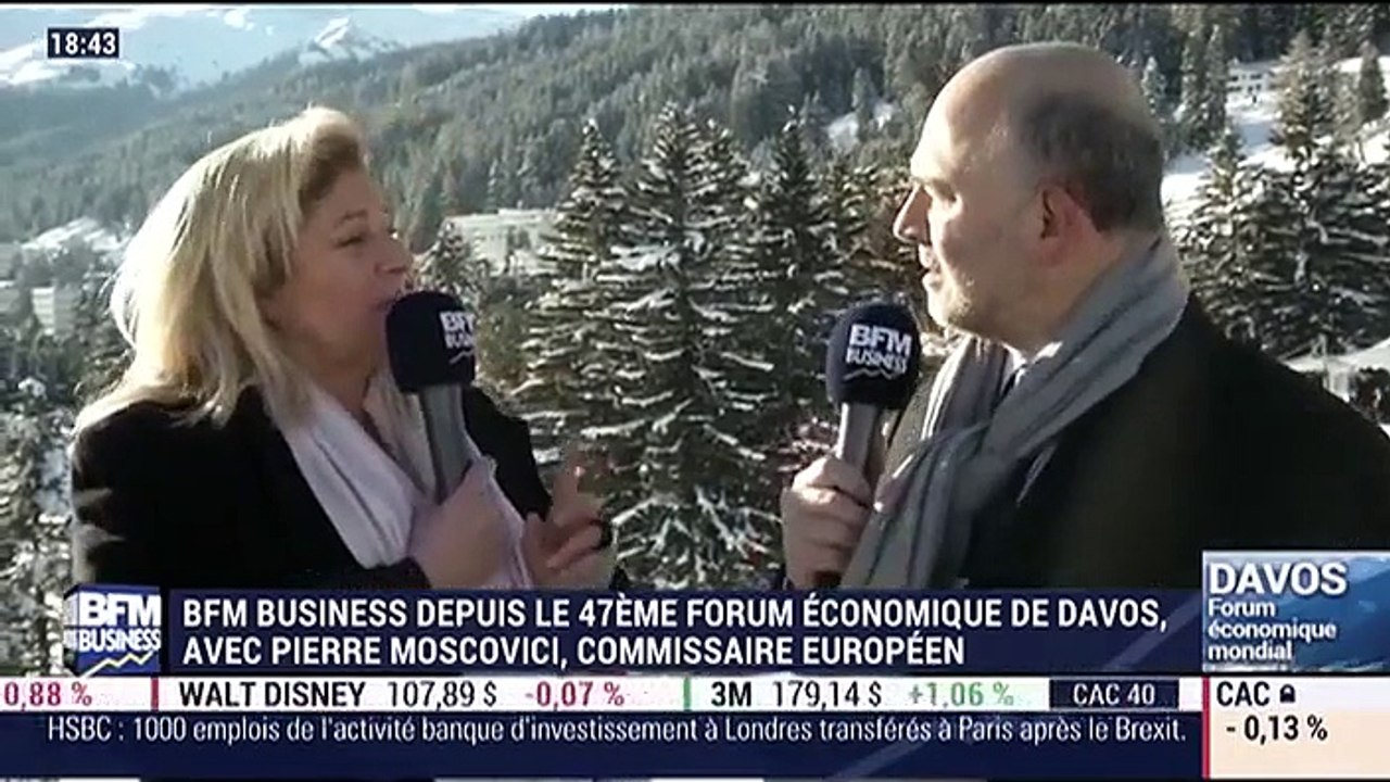 Forum Économique de Davos 2017: Interview de Pi...