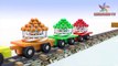 Learn Colors with 3D Colorful Lollipop Train for Kids Children Toddlers