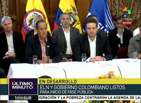 Gobierno de Colombia y ELN anuncian inicio de diálogos de paz