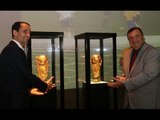 Presidente do Comitê Olímpico e cônsul-geral da Romênia visitam o Museu Seleção Brasileira