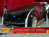 BT: Vintage at concept cars, tampok sa Philippines International Motor Show