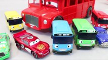 Police Car Carrier Pororo Tayo The Little Bus English Learn Numbers Colors Toy Surprise YouTube