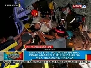 BP: Driver ng bus at truck na nagbangaan sa NLEX, sinampahan ng reklamo