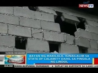 BP: Makilala, North Cotabato, isinailalim sa state of calamity dahil sa pinsala ng lindol