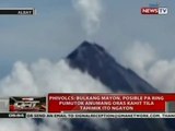 PHIVOLCS: Bulkang Mayon, posible pa ring pumutok anumang oras kahit tila tahimik ito ngayon