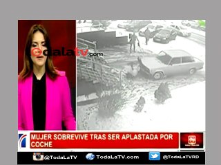 Es atropellada y sobrevive-Noticias y Mas-Video