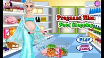Замороженные беременная Эльза продукты-магазины замороженных видео игры для детей