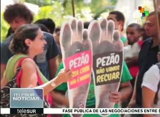 Estudiantes de Univ. de Río de Janeiro rechazan posible privatización