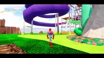Incy Wincy Spider Nursery Rhyme Song w McQueen Cars Colors Spiderman w Hulk & Venom ! Kids vid