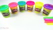 Play Doh Ice Cream Rainbow!! Molds Fun and Creative for Kids