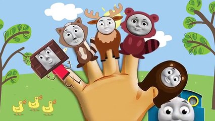 THOMAS And Friends Finger Family CHOCOLATE CANDY ANIMALS Daddy Finger Song Nursery Rhymes Cookie Tv