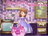 Disney Princess Sofia the First Washing Dresses Girls Baby Game
