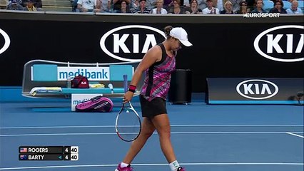 Avustralya Açık 2017: Shelby Rogers - Ashleigh Barty (Özet)