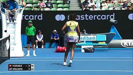 Avustralya Açık 2017: Venus Williams - Stefanie Voegele (Özet)