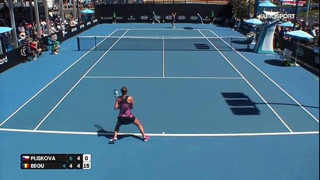 Avustralya Açık 2017: Kristyna Pliskova - Irina-Camelia Begu (Özet)