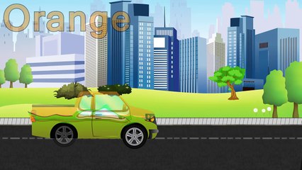 Monster Trucks Teaching Children Colors and Crushing Cars