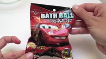 Cars 2 Bath Ball Bolas de Jabón Surprise Eggs Disney Pixar Cars 2 Toy Videos