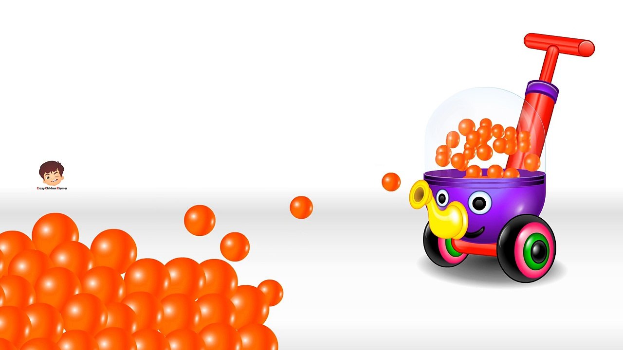 Learn colors with color balls for kids, Colours for Children Learning Nursery Rhymes