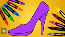 Learning Colors with High Heels, Colors with Lipstick, Surprise Nail Arts Colours to Baby Play Video