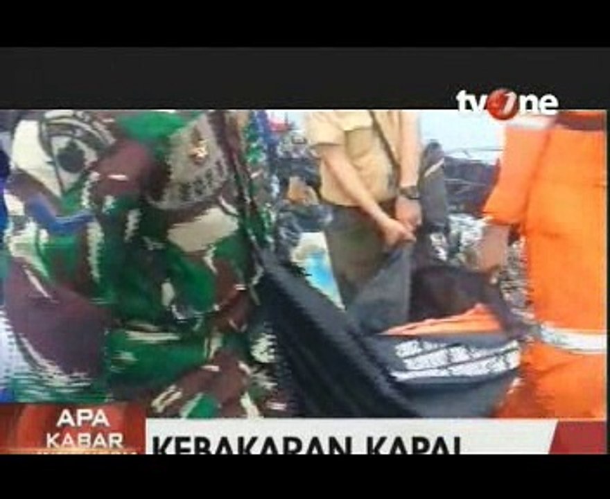 video detik-detik kapal zahro terbakar yang menewaskan 23 orang
