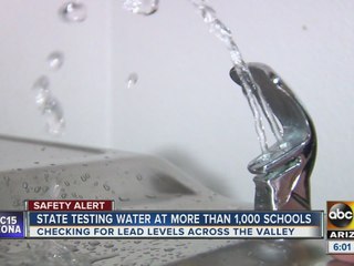 Lead levels in water being tested at Valley schools