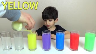 Learn Colors With Colored Water for Children, Toddlers and Babies   Learning Colours for Kids