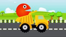 Pacman Fun Learning Colors 3D Dump Truck | Teach Colours for Children Baby Toddlers Kids Learn Video