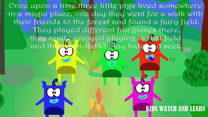 Learning Numbers 1 to 10 with Kuki and Three Little Pigs for Kids Children and Toddlers part1