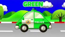 Learn Colors with Police Cars & Fire Trucks | Teach Colours Street Vehicles | Animated Surprise Eggs