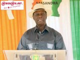 Visite d`Etat dans le Gbôklè: Allocution du président Alassane Ouattara à Sassandra