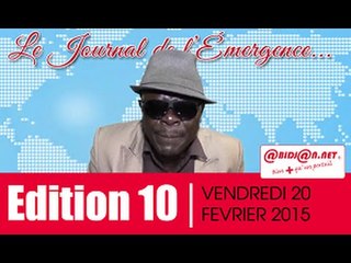 Le Journal Télévisé de l'Emergence du Vendredi 20 Fevrier 2015